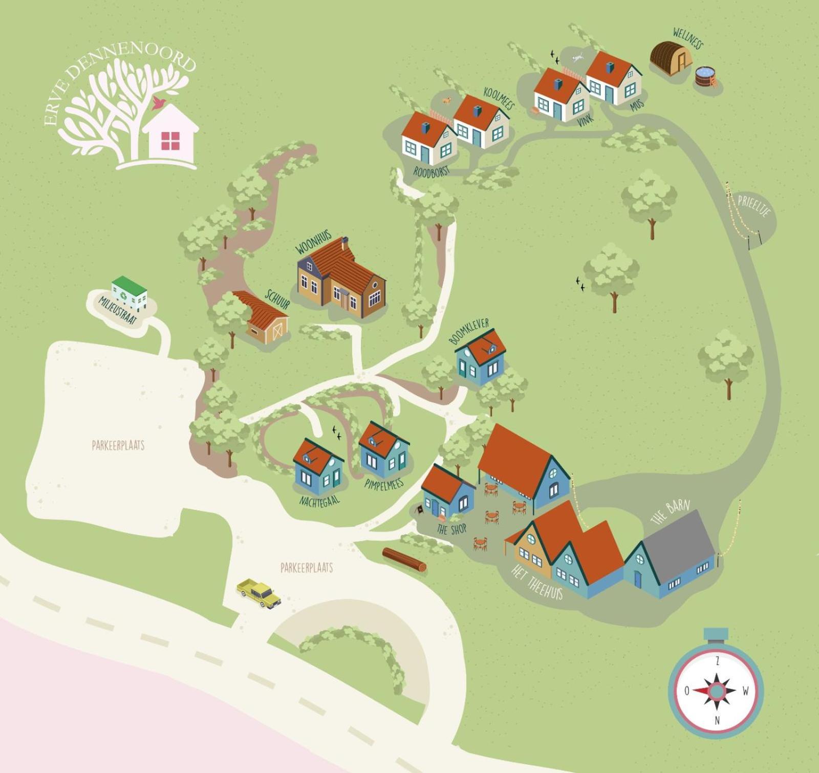Erve Dennenoord Villa Vasse Exterior photo
